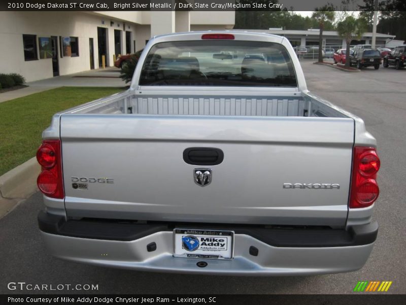 Bright Silver Metallic / Dark Slate Gray/Medium Slate Gray 2010 Dodge Dakota ST Crew Cab