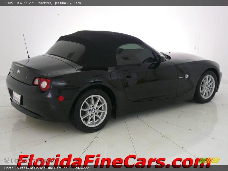 Jet Black / Black 2005 BMW Z4 2.5i Roadster