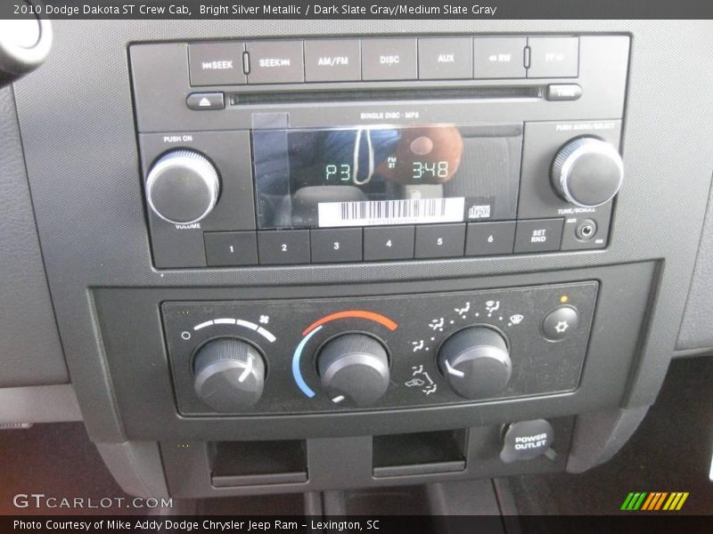 Bright Silver Metallic / Dark Slate Gray/Medium Slate Gray 2010 Dodge Dakota ST Crew Cab