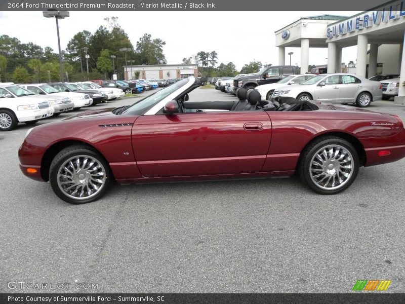 Merlot Metallic / Black Ink 2004 Ford Thunderbird Premium Roadster