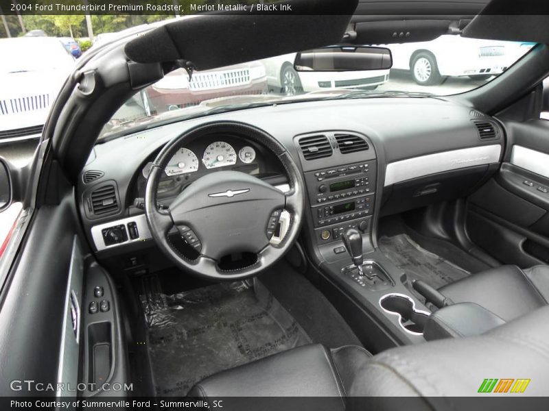 Merlot Metallic / Black Ink 2004 Ford Thunderbird Premium Roadster