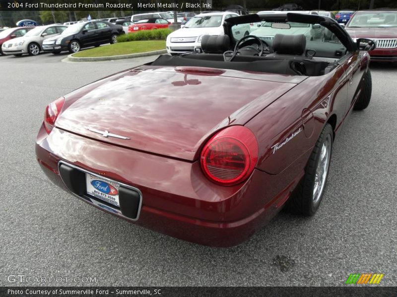 Merlot Metallic / Black Ink 2004 Ford Thunderbird Premium Roadster