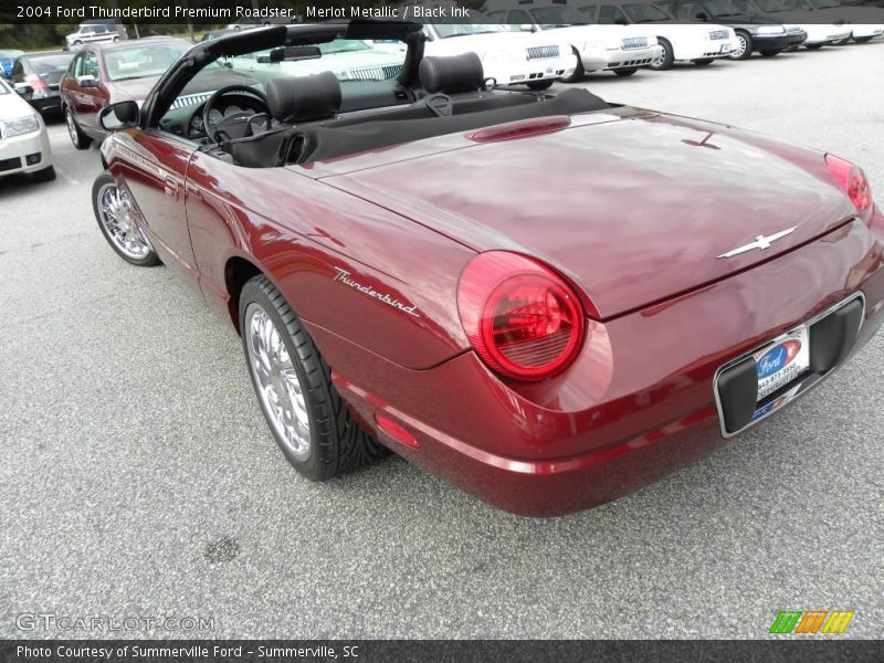 Merlot Metallic / Black Ink 2004 Ford Thunderbird Premium Roadster