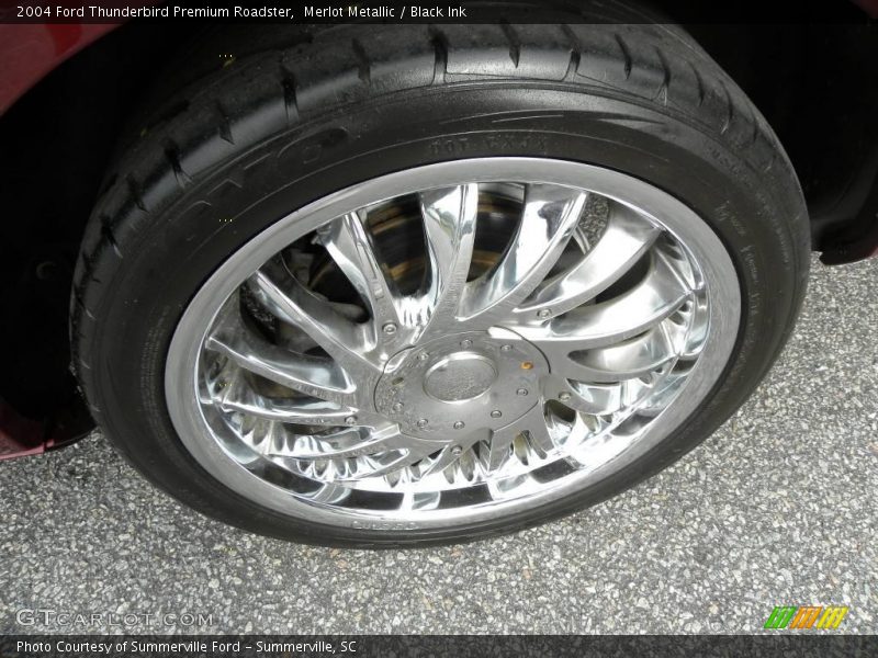 Merlot Metallic / Black Ink 2004 Ford Thunderbird Premium Roadster