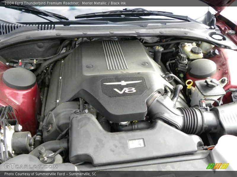 Merlot Metallic / Black Ink 2004 Ford Thunderbird Premium Roadster