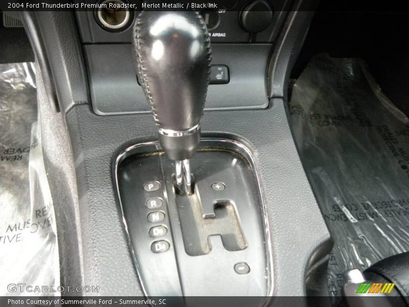 Merlot Metallic / Black Ink 2004 Ford Thunderbird Premium Roadster