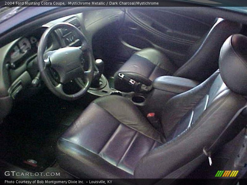 Dark Charcoal/Mystichrome Interior - 2004 Mustang Cobra Coupe 
