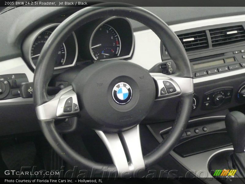 Jet Black / Black 2005 BMW Z4 2.5i Roadster