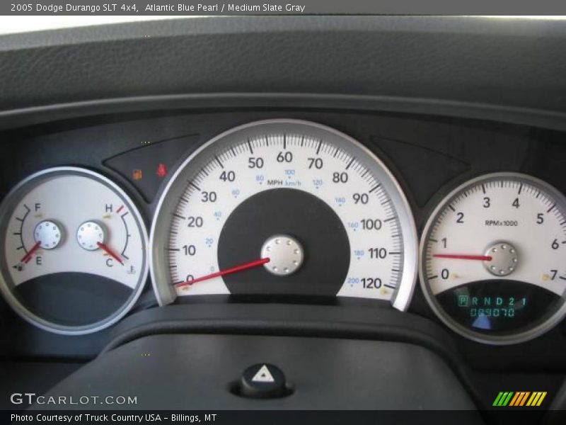 Atlantic Blue Pearl / Medium Slate Gray 2005 Dodge Durango SLT 4x4