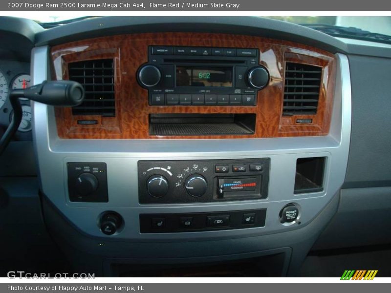 Flame Red / Medium Slate Gray 2007 Dodge Ram 2500 Laramie Mega Cab 4x4