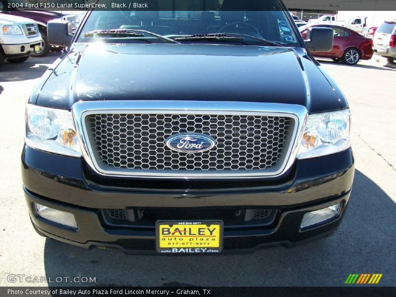 Black / Black 2004 Ford F150 Lariat SuperCrew