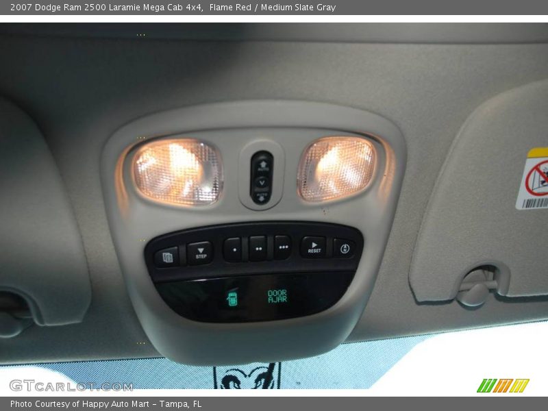 Flame Red / Medium Slate Gray 2007 Dodge Ram 2500 Laramie Mega Cab 4x4