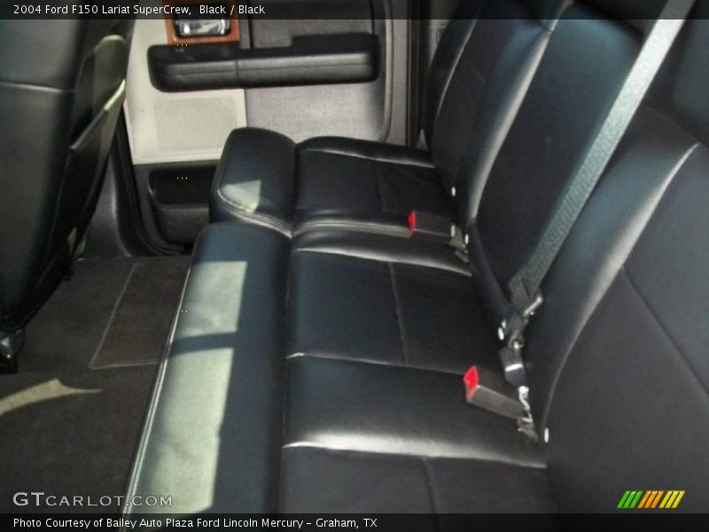Black / Black 2004 Ford F150 Lariat SuperCrew