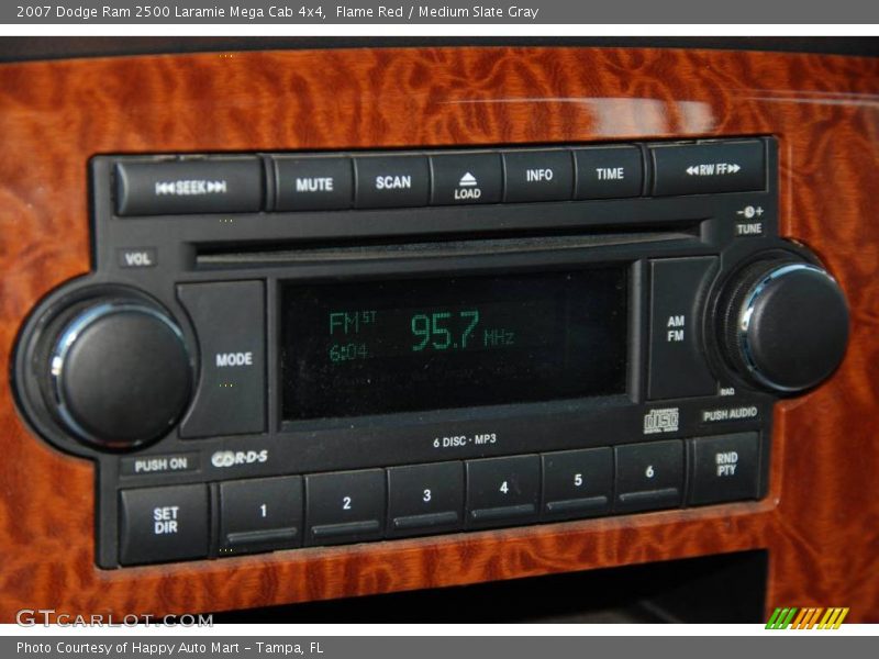 Flame Red / Medium Slate Gray 2007 Dodge Ram 2500 Laramie Mega Cab 4x4