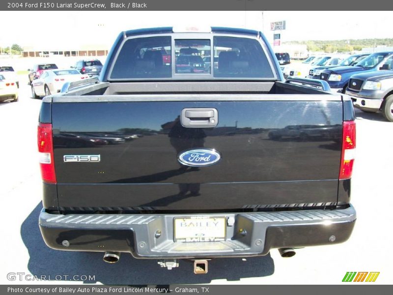 Black / Black 2004 Ford F150 Lariat SuperCrew