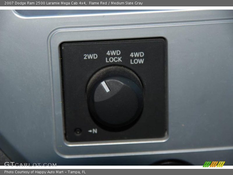 Controls of 2007 Ram 2500 Laramie Mega Cab 4x4