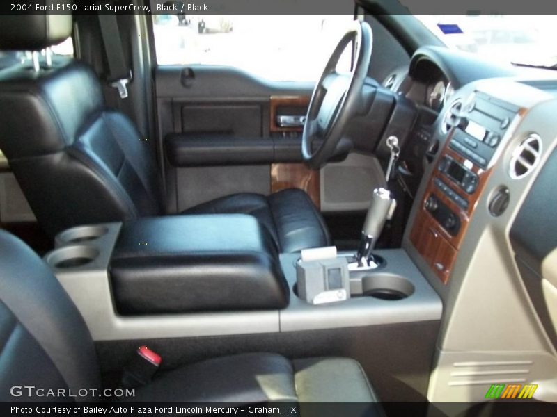 Black / Black 2004 Ford F150 Lariat SuperCrew