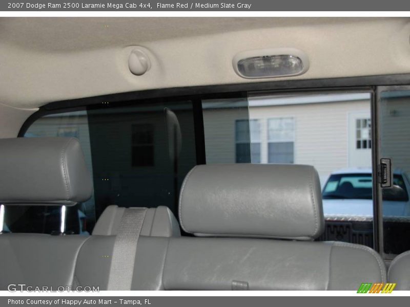Flame Red / Medium Slate Gray 2007 Dodge Ram 2500 Laramie Mega Cab 4x4