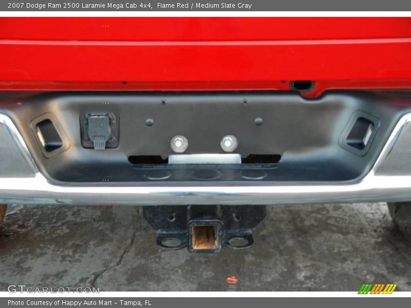 Flame Red / Medium Slate Gray 2007 Dodge Ram 2500 Laramie Mega Cab 4x4