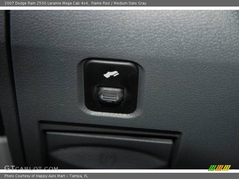 Flame Red / Medium Slate Gray 2007 Dodge Ram 2500 Laramie Mega Cab 4x4