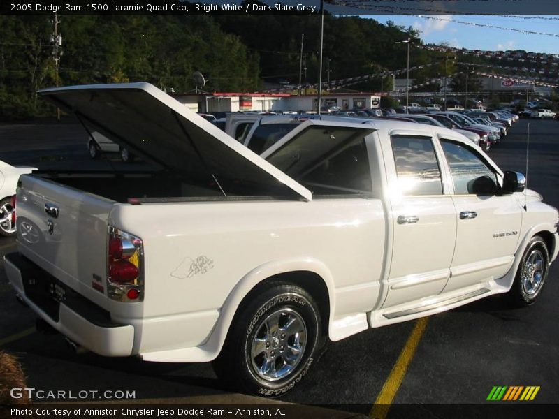 Bright White / Dark Slate Gray 2005 Dodge Ram 1500 Laramie Quad Cab