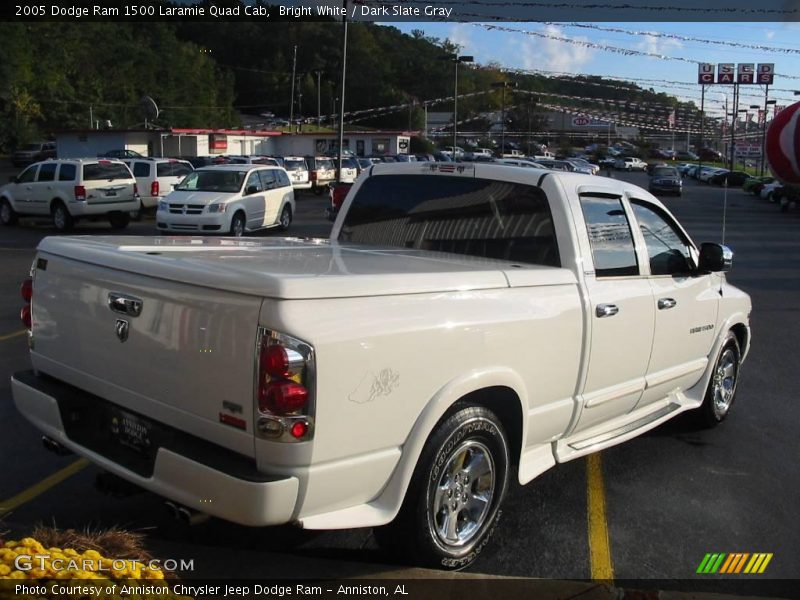 Bright White / Dark Slate Gray 2005 Dodge Ram 1500 Laramie Quad Cab