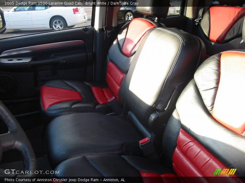 Bright White / Dark Slate Gray 2005 Dodge Ram 1500 Laramie Quad Cab