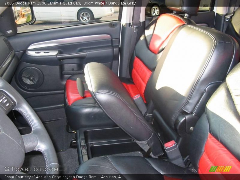 Bright White / Dark Slate Gray 2005 Dodge Ram 1500 Laramie Quad Cab