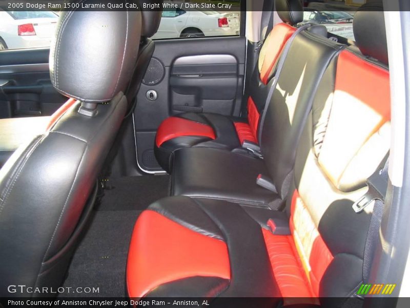 Bright White / Dark Slate Gray 2005 Dodge Ram 1500 Laramie Quad Cab
