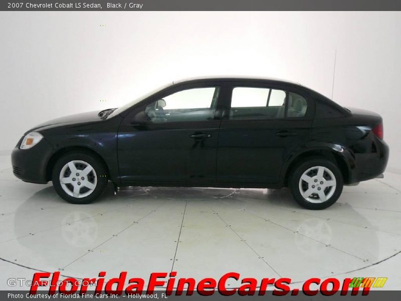 Black / Gray 2007 Chevrolet Cobalt LS Sedan