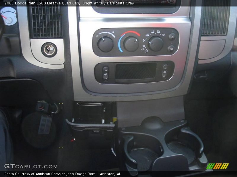 Bright White / Dark Slate Gray 2005 Dodge Ram 1500 Laramie Quad Cab