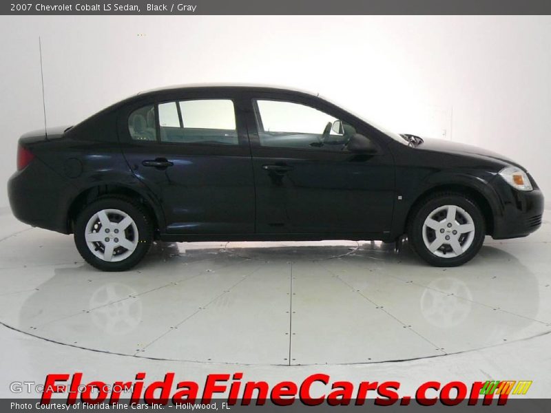 Black / Gray 2007 Chevrolet Cobalt LS Sedan