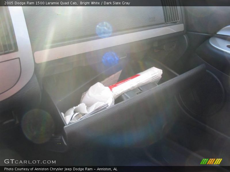 Bright White / Dark Slate Gray 2005 Dodge Ram 1500 Laramie Quad Cab