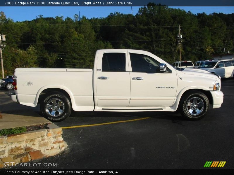Bright White / Dark Slate Gray 2005 Dodge Ram 1500 Laramie Quad Cab