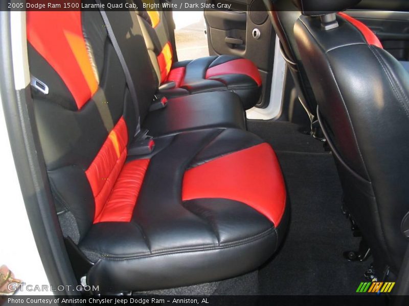 Bright White / Dark Slate Gray 2005 Dodge Ram 1500 Laramie Quad Cab
