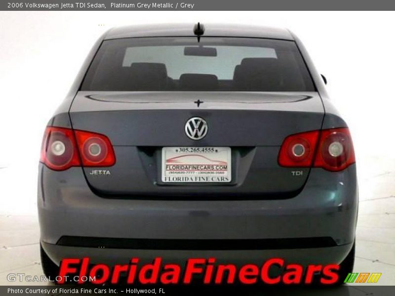 Platinum Grey Metallic / Grey 2006 Volkswagen Jetta TDI Sedan