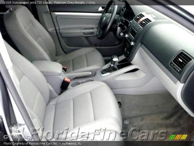 Platinum Grey Metallic / Grey 2006 Volkswagen Jetta TDI Sedan