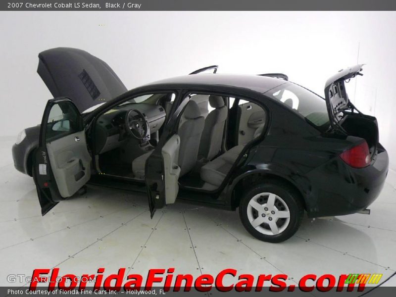 Black / Gray 2007 Chevrolet Cobalt LS Sedan