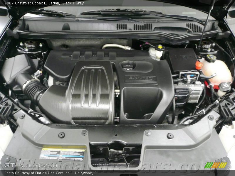Black / Gray 2007 Chevrolet Cobalt LS Sedan