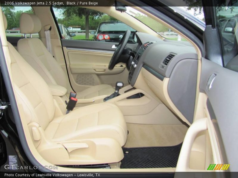 Black / Pure Beige 2006 Volkswagen Jetta 2.5 Sedan