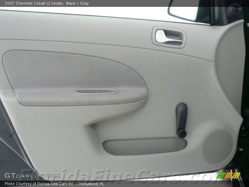 Black / Gray 2007 Chevrolet Cobalt LS Sedan