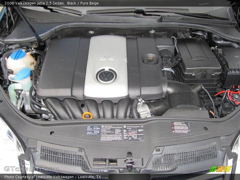 Black / Pure Beige 2006 Volkswagen Jetta 2.5 Sedan