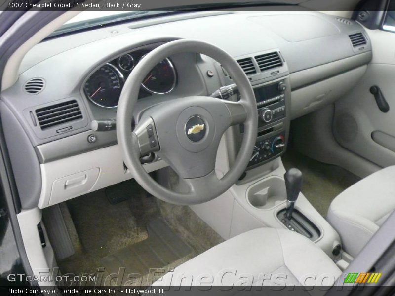 Black / Gray 2007 Chevrolet Cobalt LS Sedan