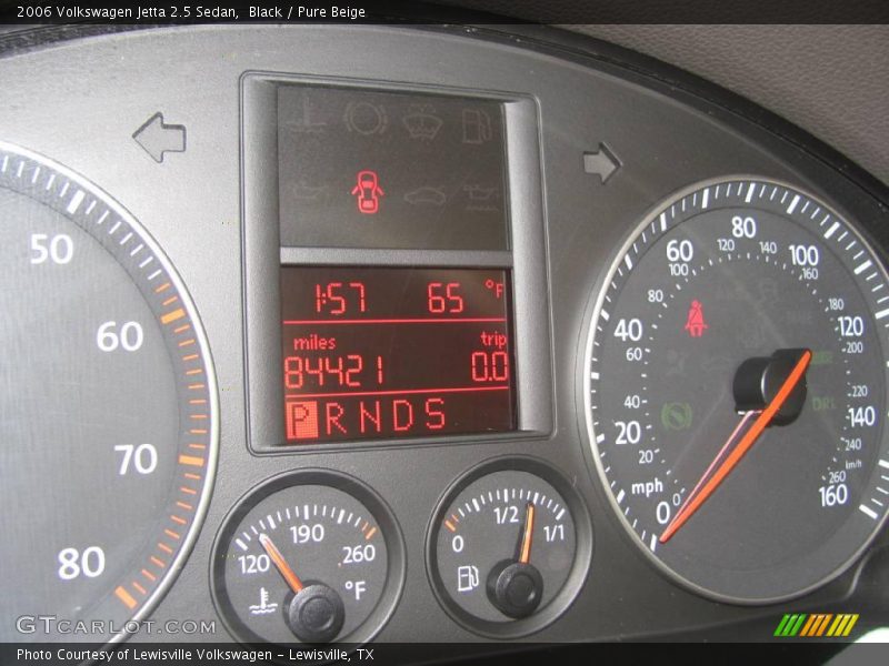 Black / Pure Beige 2006 Volkswagen Jetta 2.5 Sedan