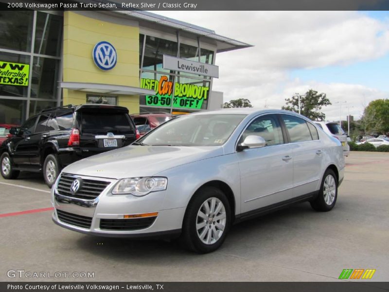 Reflex Silver / Classic Gray 2008 Volkswagen Passat Turbo Sedan
