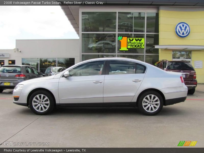 Reflex Silver / Classic Gray 2008 Volkswagen Passat Turbo Sedan