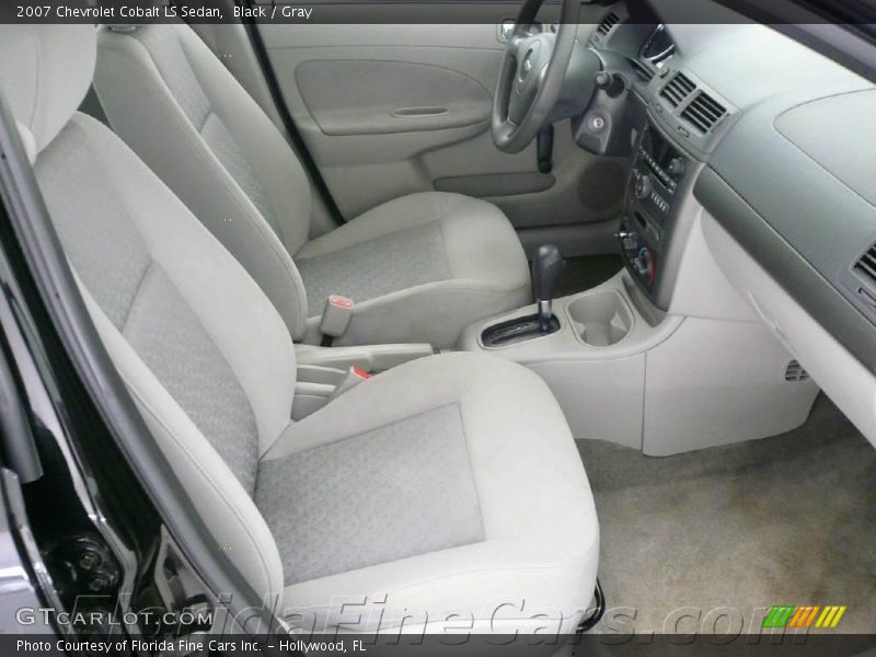 Black / Gray 2007 Chevrolet Cobalt LS Sedan