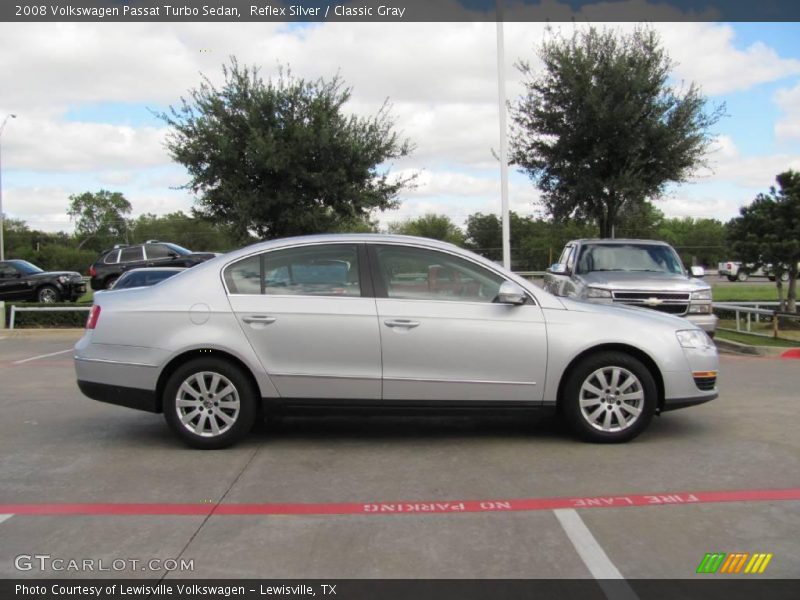 Reflex Silver / Classic Gray 2008 Volkswagen Passat Turbo Sedan