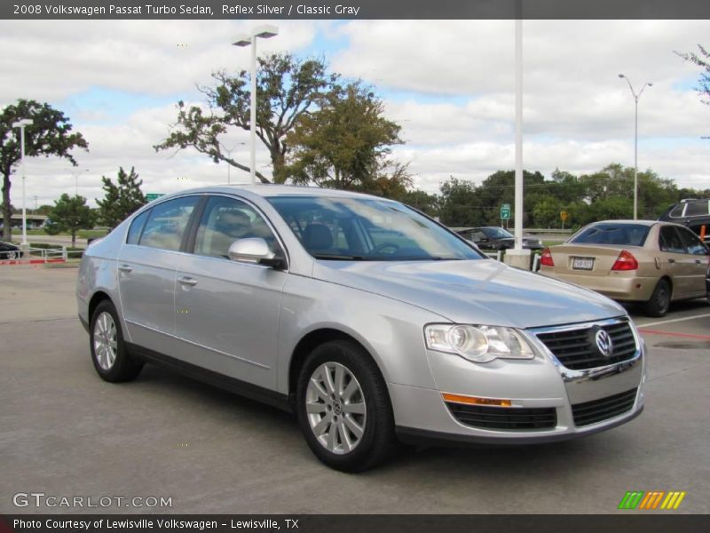 Reflex Silver / Classic Gray 2008 Volkswagen Passat Turbo Sedan