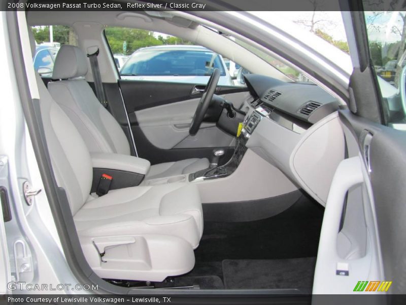 Reflex Silver / Classic Gray 2008 Volkswagen Passat Turbo Sedan